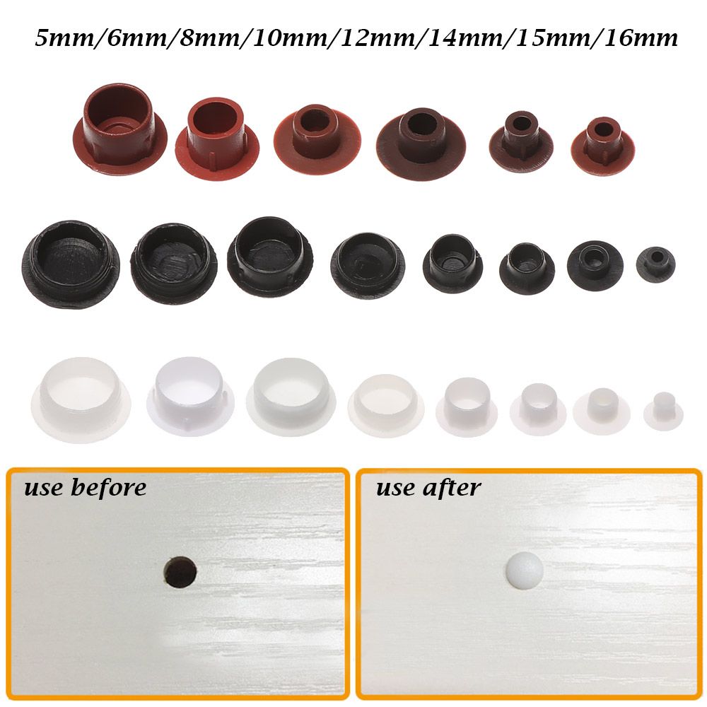 Furniture Hardware Screws - 50 Stuks 5-16Mm Meubelgatafdekkingen Bescherming Schroefdeksel