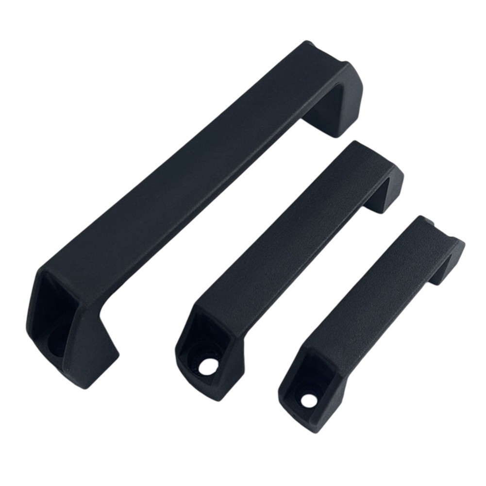 Furniture Hardware Black - 2 STUKS Verdikte Nylon Kastdeurgrepen Zwart
