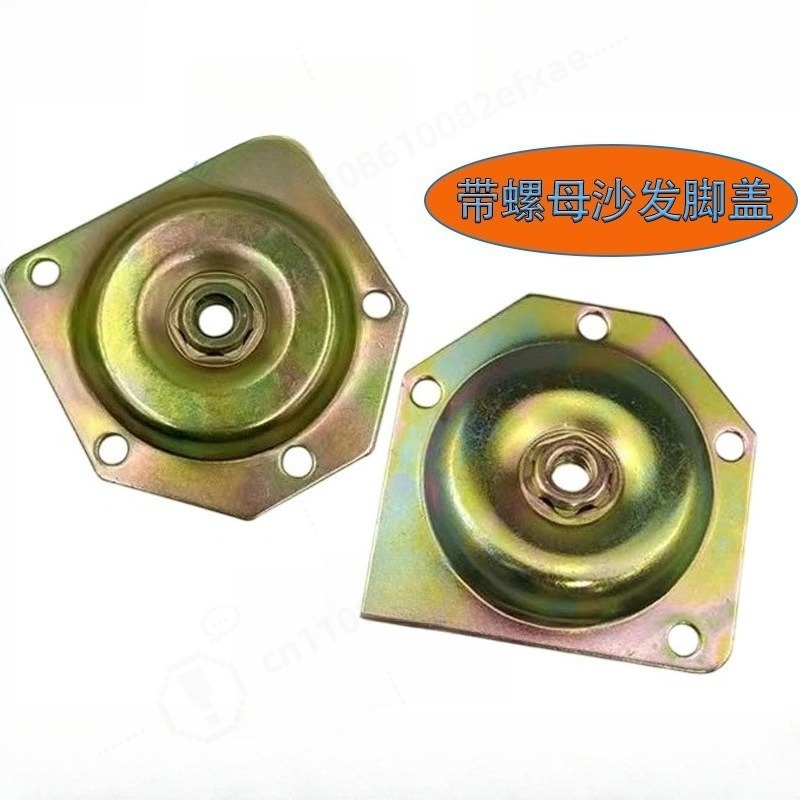 Furniture Hardware Screws - Zeskantige platte ijzeren plaat meubelpoot verbindingsplaat