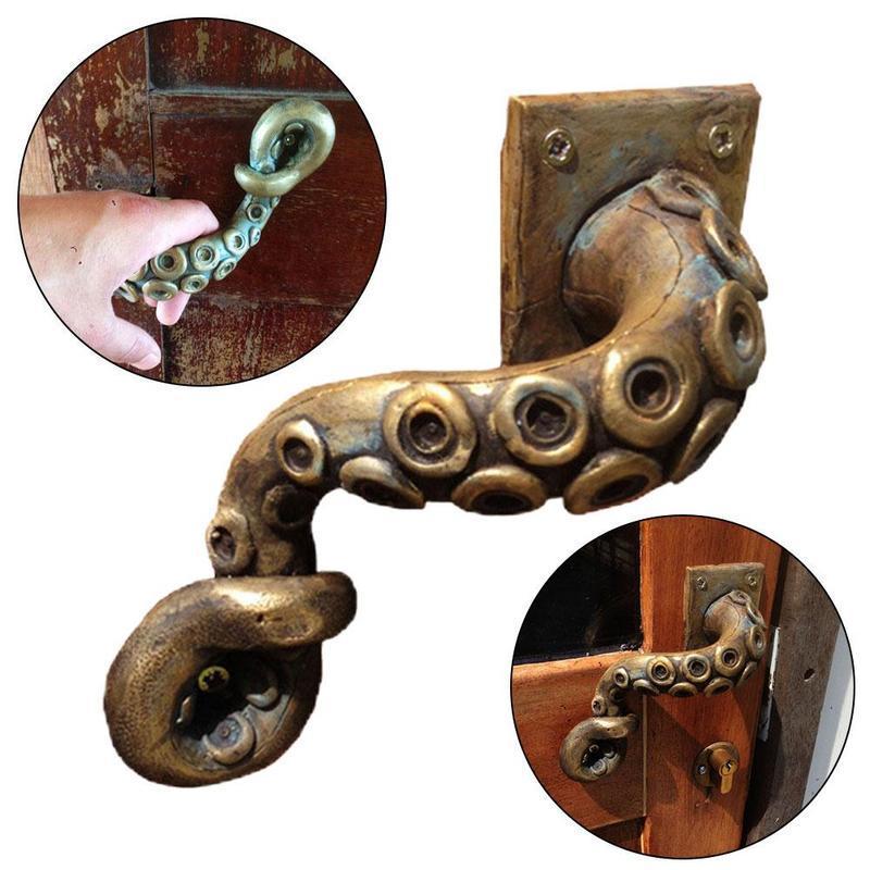 Furniture Hardware Factory - Vintage Octopus Deurknop Dierlijke Stijl Outdoor