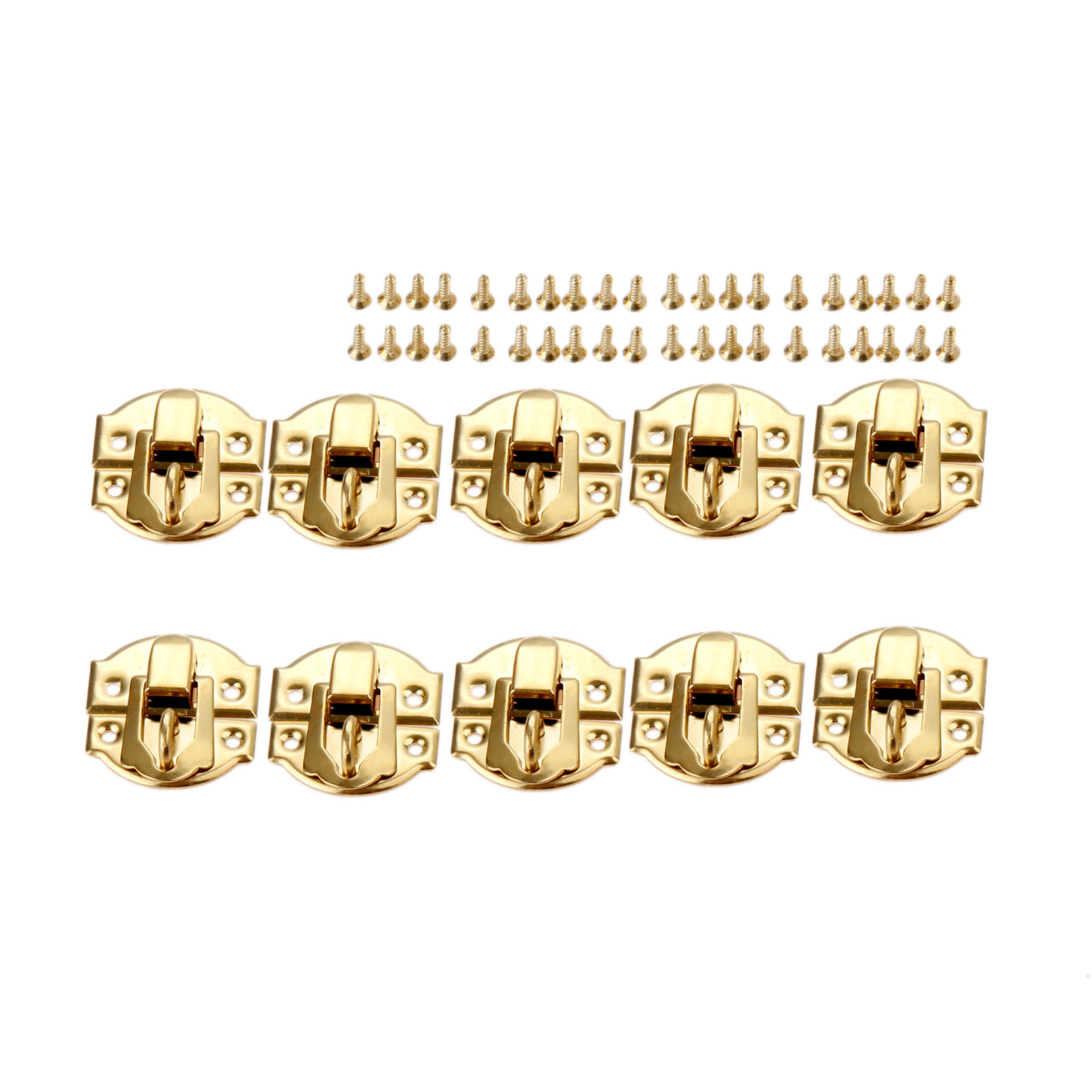 Furniture Hardware Screws - 10 stks Gouden Doos Klink Sluitingen