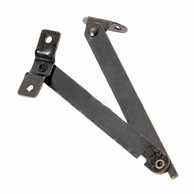 Furniture Hardware Screws - 2PC Antiek Brons Deksel Ondersteuning Scharnieren
