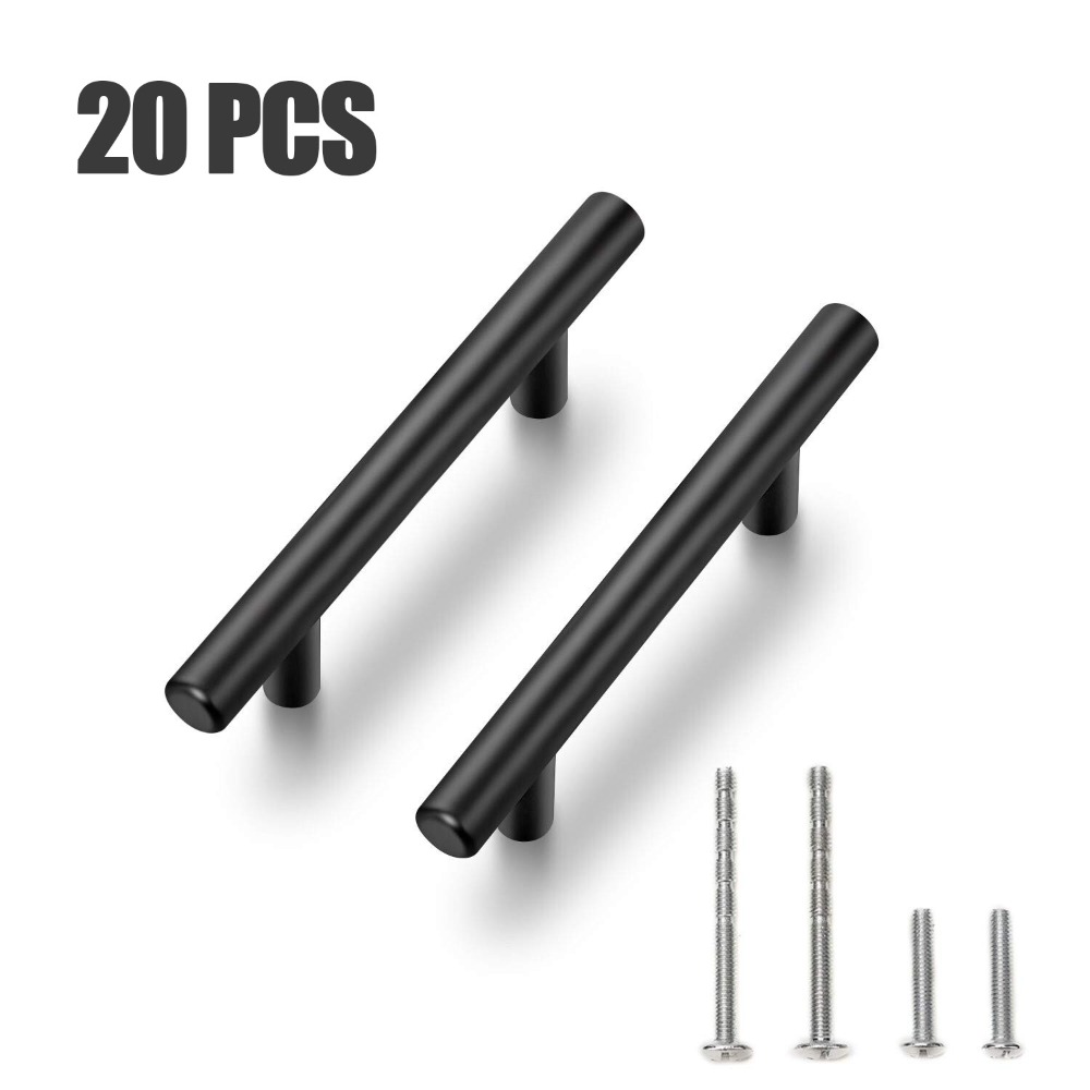 Furniture Hardware China - 20 stuks kast trekt matzwart roestvrij