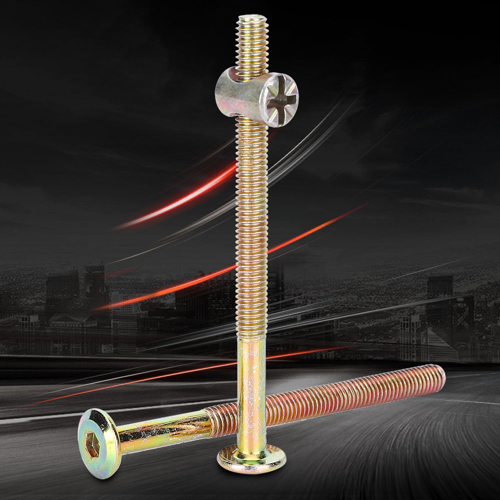 Furniture Hardware Screws - Meubelconnector Meubelbevestiging M6 Koolstofstaal Meubelbouten Met