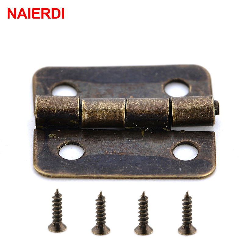 Furniture Hardware Antique - 50 Pcs Naierdi Antieke Scharnier Mini