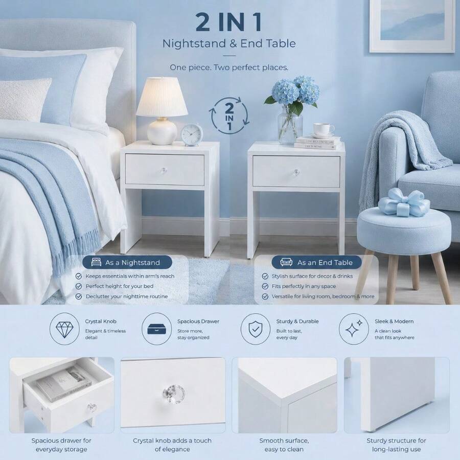 2-in-1 opbergkruk & nachtkastj - Furniture Hardware China recensie en prijs