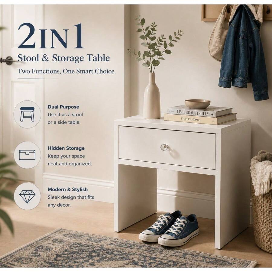 2-in-1 opbergkruk & nachtkastj - Furniture Hardware China recensie en prijs