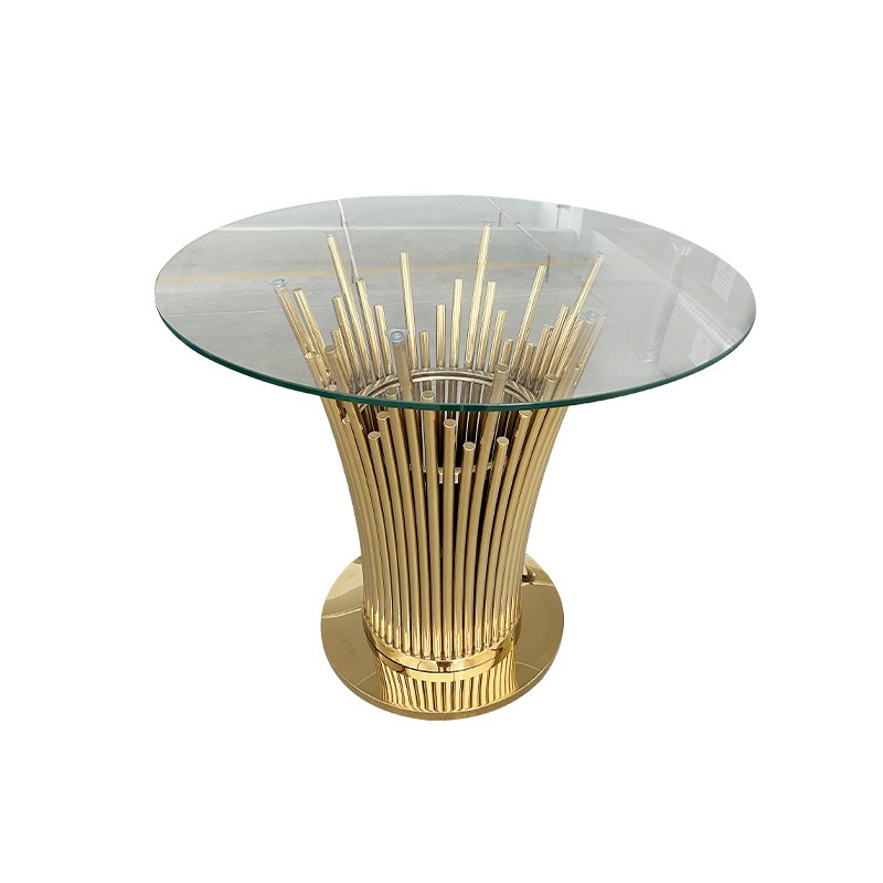 RVS taartkristal tafel eenvoud - Furniture For Hardware Shop recensie en prijs