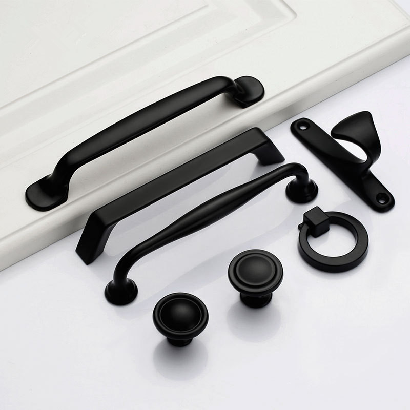 Zwarte handgrepen voor meubelk - Furniture Hardware China recensie en prijs