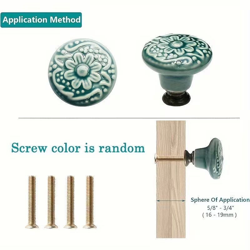12 stuks keramische kastknoppe - Furniture Hardware China recensie en prijs