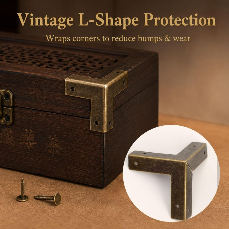 4/16set antieke bronzen hoekbe - Furniture Hardware Antique recensie en prijs