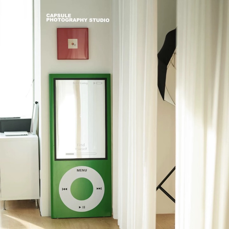 Retro spiegel over de volle le - Furniture For Hardware Shop recensie en prijs