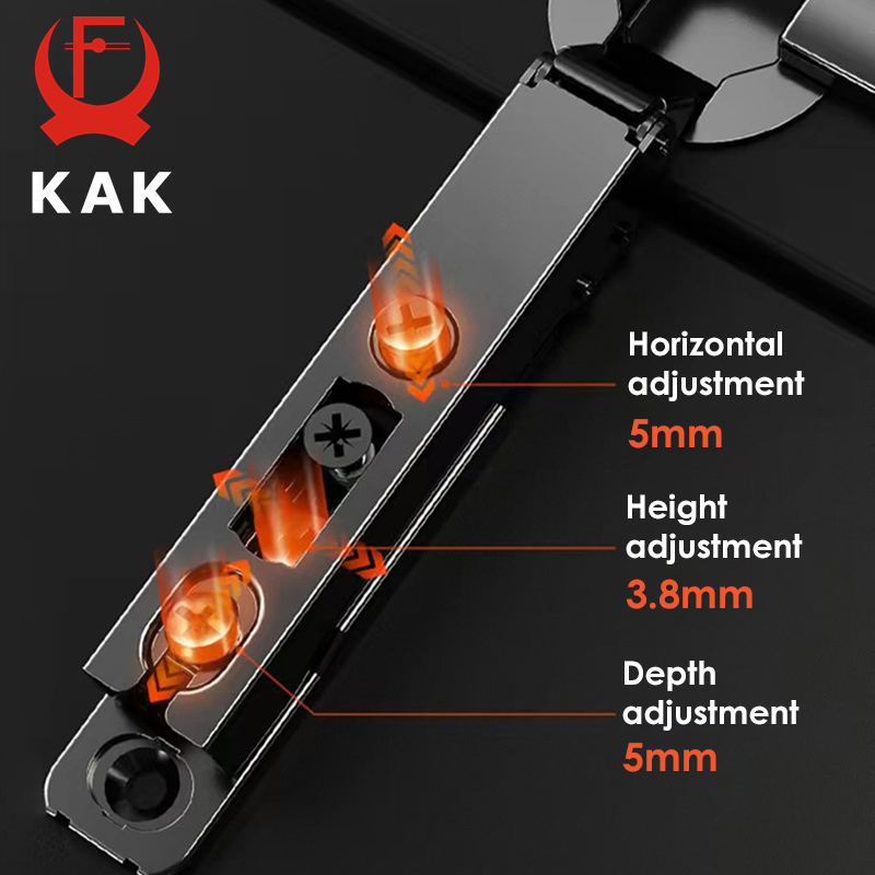 Kak 2Pcs Keukenkast Scharniere - Furniture Hardware Black recensie en prijs